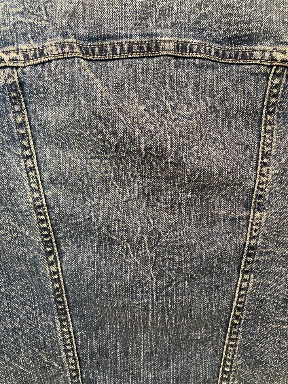 Levi's Distressed Indigo Denim Vest - Picture 3 of 6